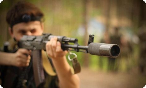 Военный лазертаг в Киеве