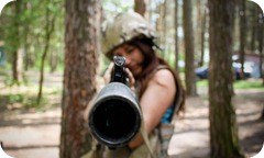 Военный лазертаг в Киеве